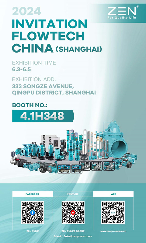 Visite ZEN PUMP na Flowtech China 2024!